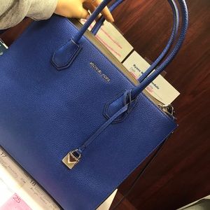 Electric Blue Large Conv tote